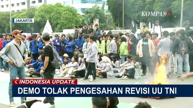 Kericuhan Warnai Demo Tolak Revisi UU TNI di Jakarta dan Yogyakarta!