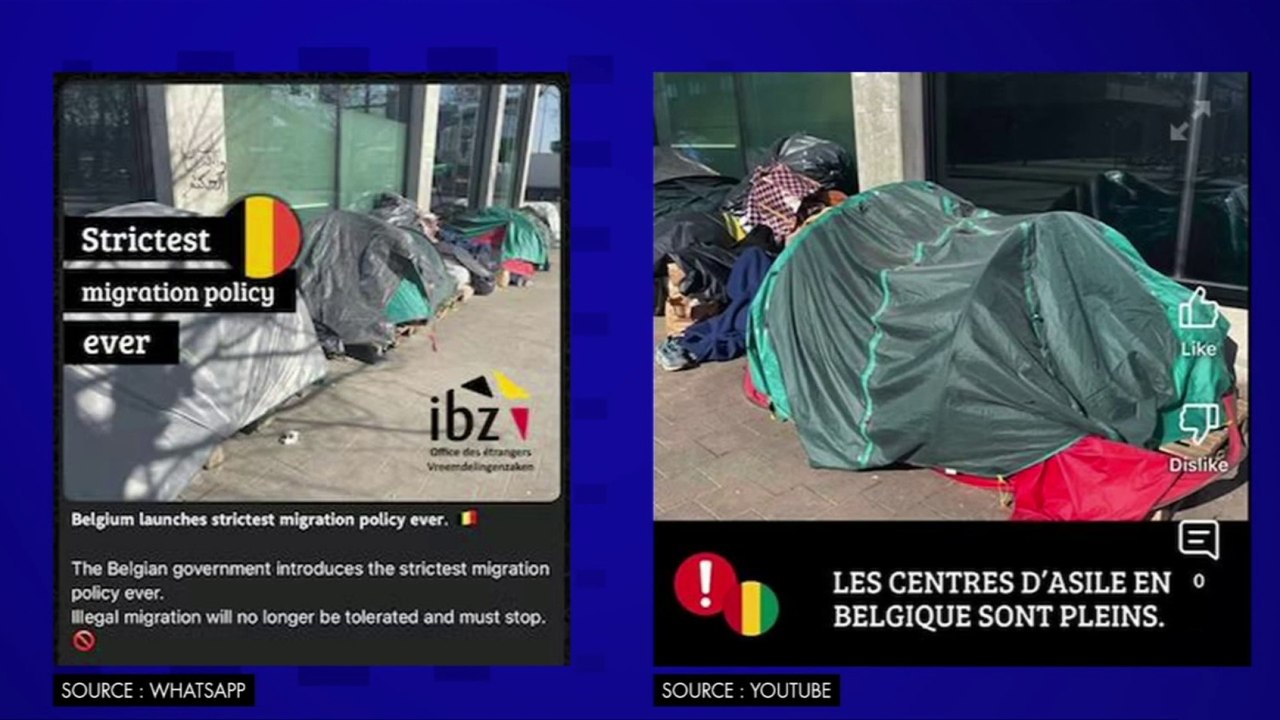 «Les centres d’asile sont pleins, ne venez pas» : la Belgique lance une campagne pour dissuader les migrants de venir sur son territoire