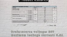 CJ3404-HF-VB is a SOT23 package N-Channel field effect MOS tube