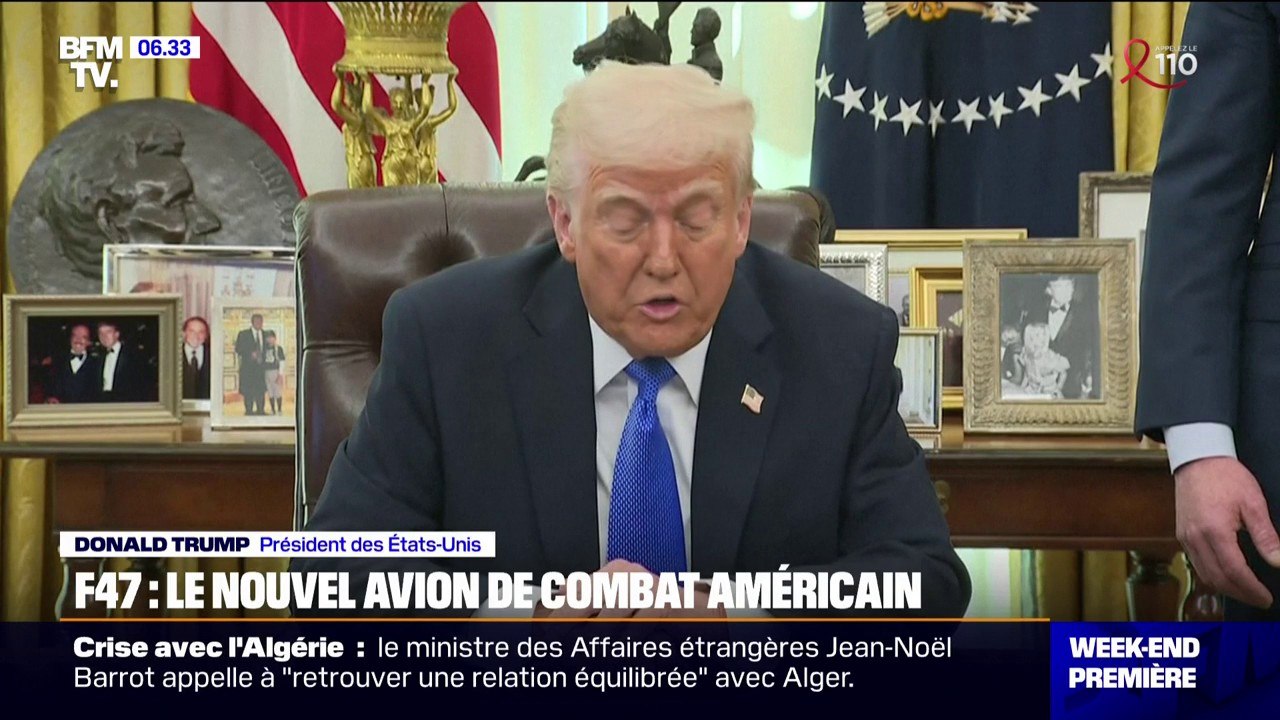 "Rien dans le monde ne s'en rapproche": Donald Trump annonce une nouvelle génération d'avions de combat F47