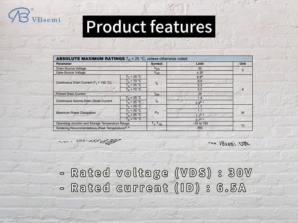 NCE3402A-VB is a SOT23 package N-Channel field effect MOS tube