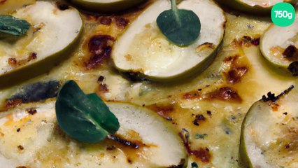 Gratin de poires au gorgonzola