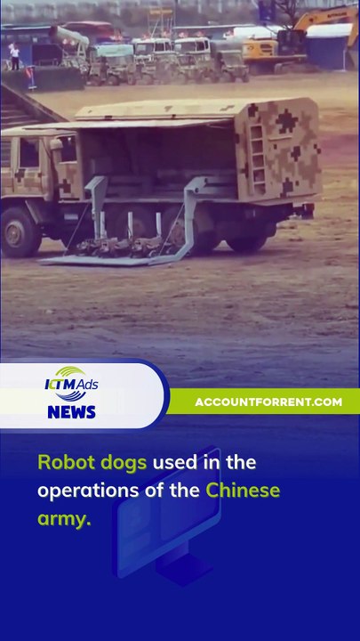 Robot dogs used in the operations of the Chinese army. - KTM Ads Agency - accountforrent.com