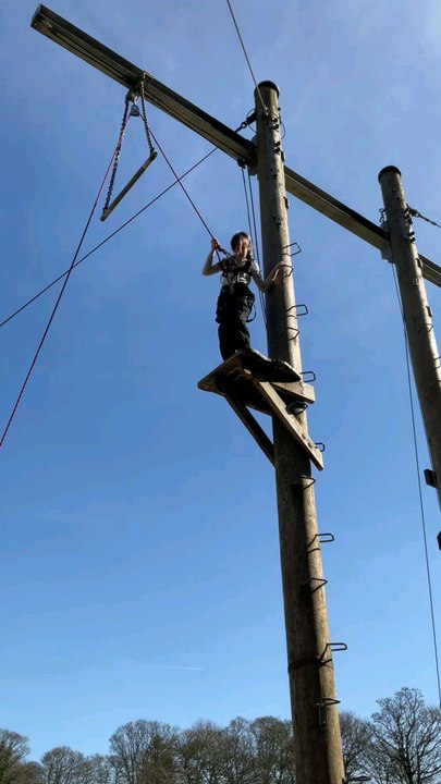 PGL trapeze! Got the pole!