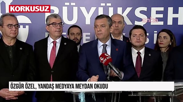 Özgür Özel, yandaş medyaya meydan okudu: Soruları A Haber soracak, ben cevaplayacağım