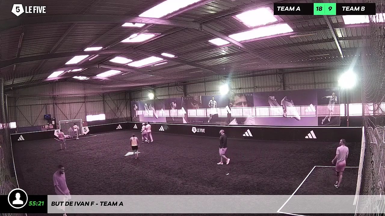 But de Ivan F - Team A