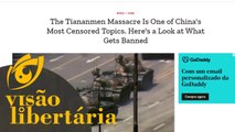 O massacre da praça da paz celestial não existiu para a china | VL - 04/06/20 | ANCAPSU