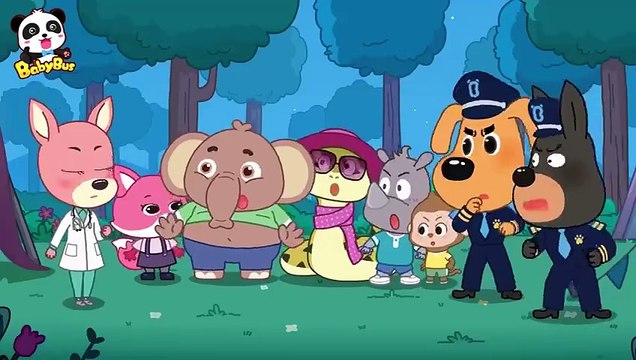 Don_t Eat Dirty Food _ Safety Cartoon _ Police Cartoon _ Sheriff Labrador _ Kids Cartoon _ BabyBus(480P)
