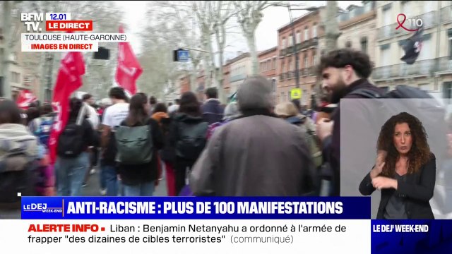 Marche anti-racisme à Toulouse: Nous constatons qu'il y a de plus en plus d'attaques contre les étrangers (La Cimade)