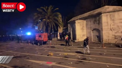 Polisten İmamoğlu protestolarında göstericiye uçan tekme!