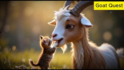 The Goat and the Kitten: A Story of Unlikely Friendship and Rescue