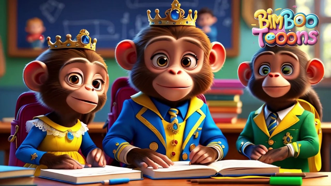 Monkey Song inspired by famous rhyme Five little Monkeys | kids song | Motivation Hope