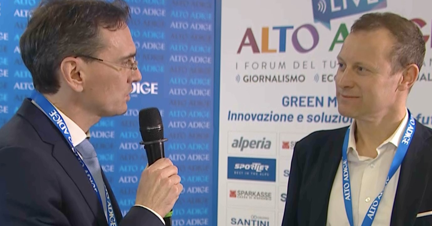 Forum 2025, il direttore dell'Alto Adige intervista Dieter Theiner (Alperia)