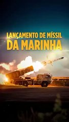 Marinha realiza treinamento em Fortaleza para lançamento de míssil antinavio