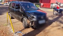 Acidente entre dois carros é registrado na marginal da BR-277 em Cascavel