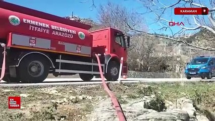 Karaman'da sahur için uyanınca yangını fark etti, Alzheimer hastası eşi kurtarılamadı