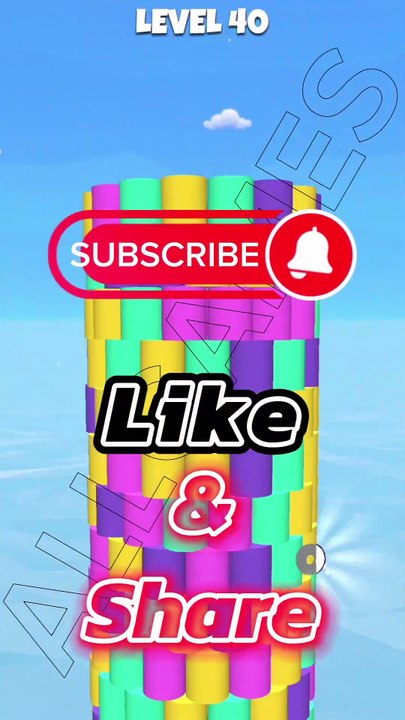 Tower Color LVL 40 Gameplay FUN GAME #shorts #TowerColor #fungames #viralvideo