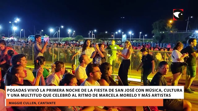 Posadas vivió la primera noche de la Fiesta de San José con música, cultura y una multitud que celebró al ritmo de Marcela Morelo y más artistas