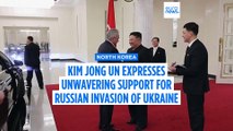 North Korean dictator says he strongly supports Russia's invasion of Ukraine