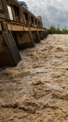Fuertes lluvias y crecidas de los ríos por la borrasca 'Martinho'
