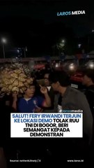 YouTuber Fery Irwandi Hadiri Demo Tolak RUU TNI di Bogor, Aksi Kritisnya Tuai Pujian