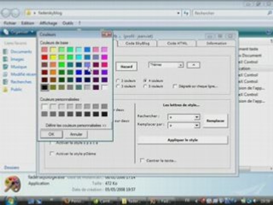 Créer un effet dégradé texte sur SkyBlog