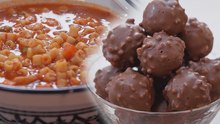 Boulettes au chocolat , ma9rouna mdabcha - chahwet romdhan 3 Ep 22