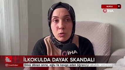 Bursa'da ilkokulda dayak skandalı