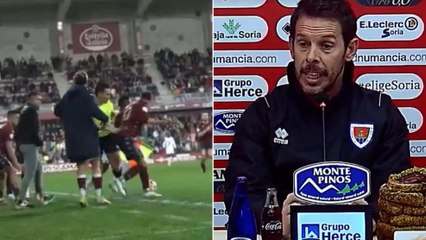 La amenaza del Numancia tras el "escándalo orquestado" del Pontevedra : empezarán a hacer lo mismo