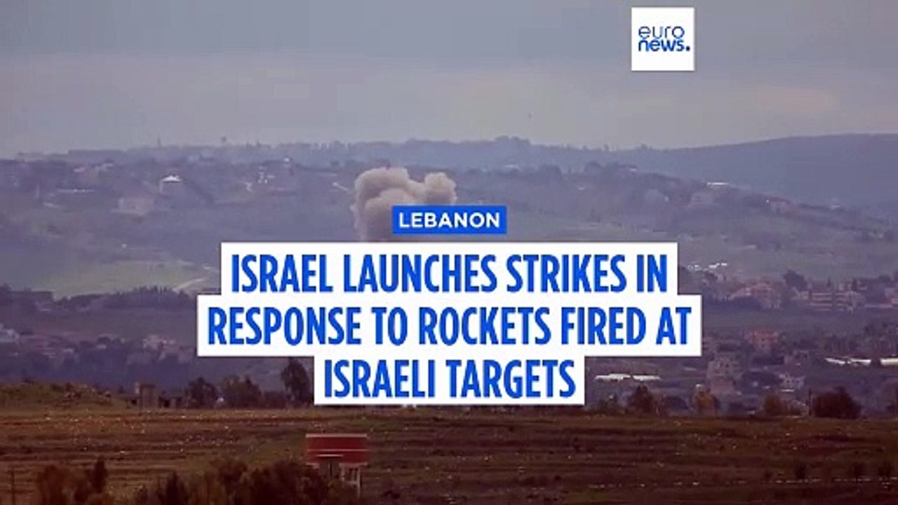 Israel launches dozens of strikes on Lebanon after Hezbollah targets it