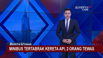 Minibus Tertabrak Kereta Api di Pelintasan Tanpa Palang di Cilegon, 2 Orang Tewas
