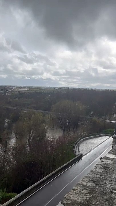 El río Alberche vuelve a anegar Escalona