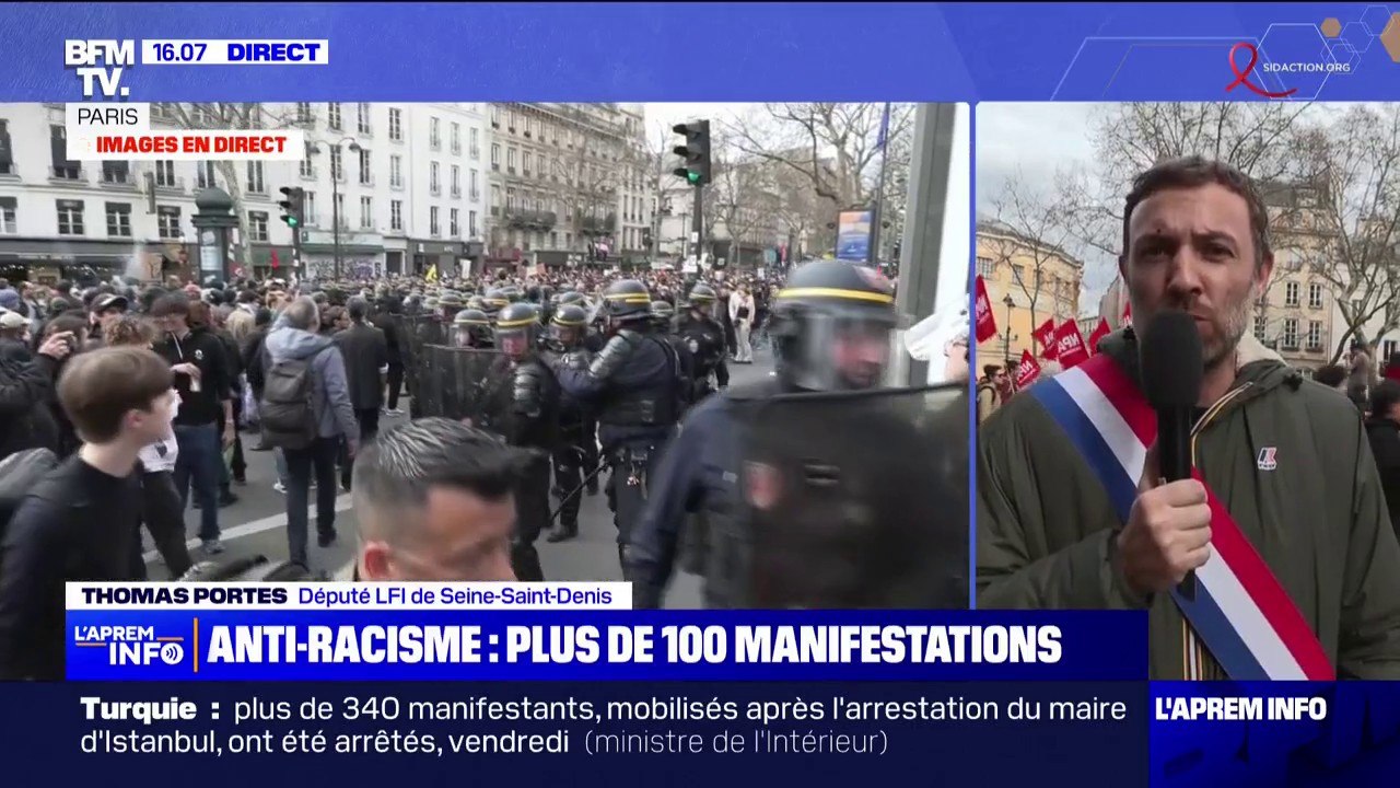 Marche anti-racisme: "Olivier Faure n'a pas le courage politique de censurer" un gouvernement avec Bruno Retailleau, estime Thomas Portes (LFI)