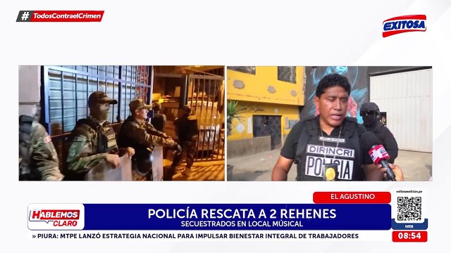 PNP rescata a dos rehenes tras allanamiento a búnker en El Agustino: Pertenecerían a 'El Antitren'