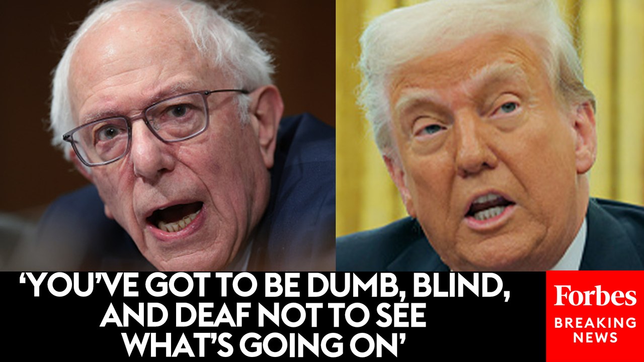 Bernie Sanders Rails Against The Oligarchy, He Claims, Is Growing Under The Trump Administration