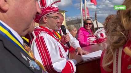 Sébastien 1er, prince carnaval d'Arlon, en mode Donald Trump !