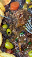 La recette de tajine de boeuf olives/carottes