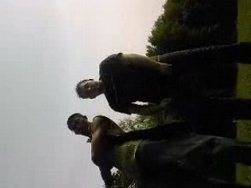 Alexis et karim qui tape la pose