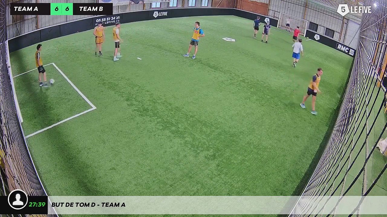 But de Tom D - Team A