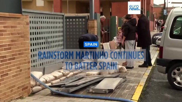 Dozens evacuated and roads closed after flooding in central and northern Spain