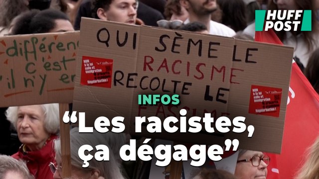 Des milliers de personnes manifestent contre le racisme et l'extrême droite en France