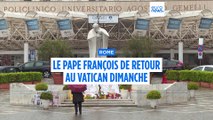 Le pape François doit quitter l'hôpital Gemelli de Rome ce dimanche