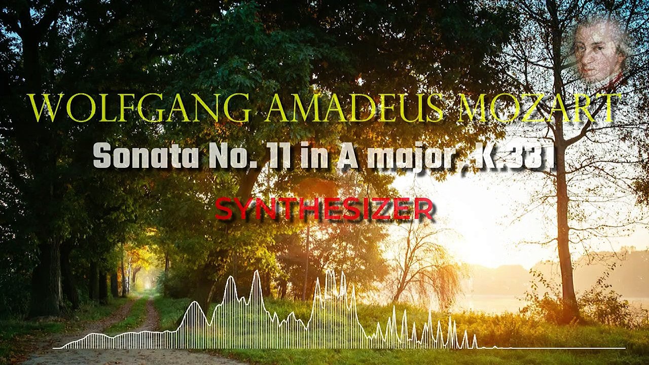 Wolfgang Amadeus Mozart-Sonata No. 11 in A major, K.331-SYNTHESIZER
