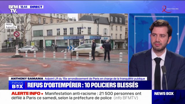 C'est un miracle qu'il n'y ait pas eu de morts : Anthony Samama (adjoint LR du 15e arrondissement) réagit au carambolage après un refus d'obtempérer à Paris