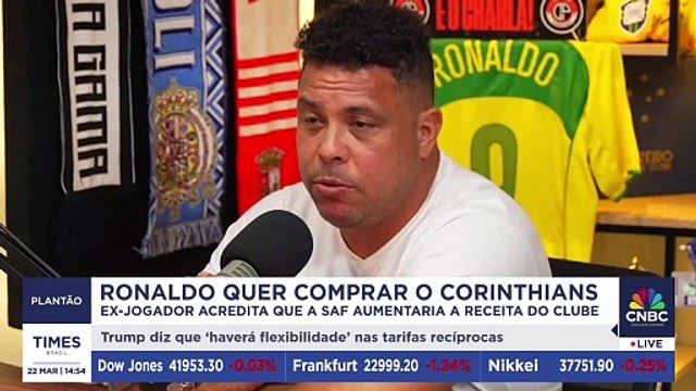 Ronaldo mostra interesse em comprar Corinthians caso clube vire SAF; Gaviões se manifesta