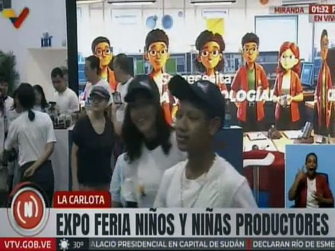 Vpdta. Sectorial Jiménez invitó al pueblo venezolano a visitar la Expoferia Niñas y Niños Productores