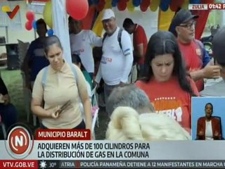 Zulia | Familias del municipio Baralt recibieron cilindros de gas doméstico