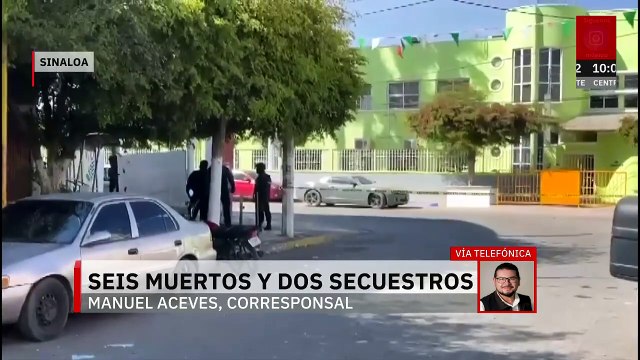 Registran seis homicidios y dos 'levantones' en un solo día en Sinaloa
