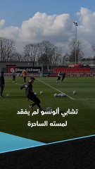 لم يفقد لمسته الساحرة.. عرضيات دقيقة من المدرب تشابي ألونسو في تدريبات باير ليفركوزن ⚽🎯