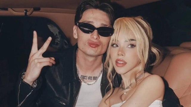 Peso Pluma confirma relación con Kenia Os en pleno concierto